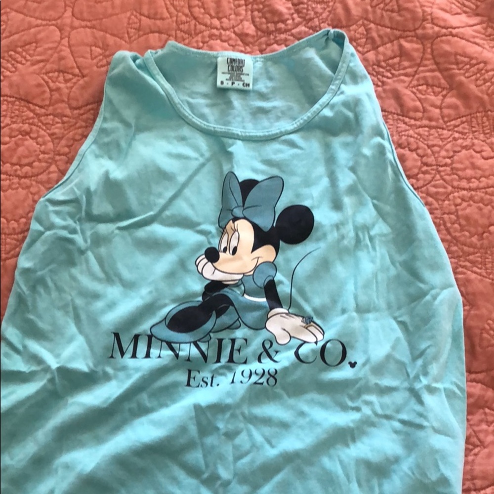 Champagne rabbit Minnie and co tank top